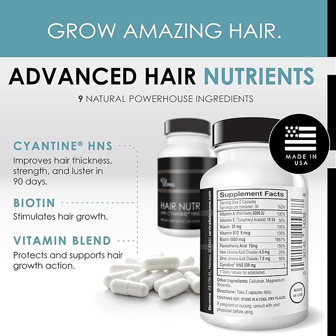 Marine Collagen + Hair Vitamins + Omega-3 Fish Oil - Beauty Nutrition Trifecta Bundle - Skin Nails Joints Aging Nutraceuticals