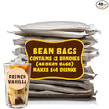 GRADY’S COLD BREW French Vanilla 100% Arabica Ground Coffee &amp Chicory Pouches 12 Bundles of 4 Easy-to-Brew Bean Bags Makes 144 drinks