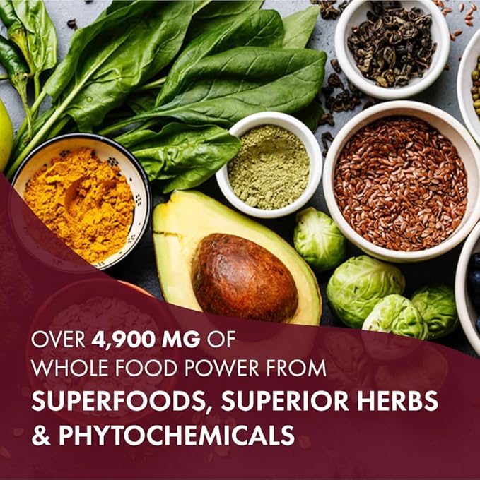 One n Only Whole Food Multivitamin by Pure Essence - Super Energetic Once a Day with Superfoods Minerals Enzymes Vitamin D D3 B12 Biotin - 90 Tablets