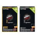 Caffè Vergnano 1882 Napoli &amp Intenso Espresso Capsules – Strong Italian Coffee Pods Compatible With Original Line Machines – 4 Pack 10 Count Each