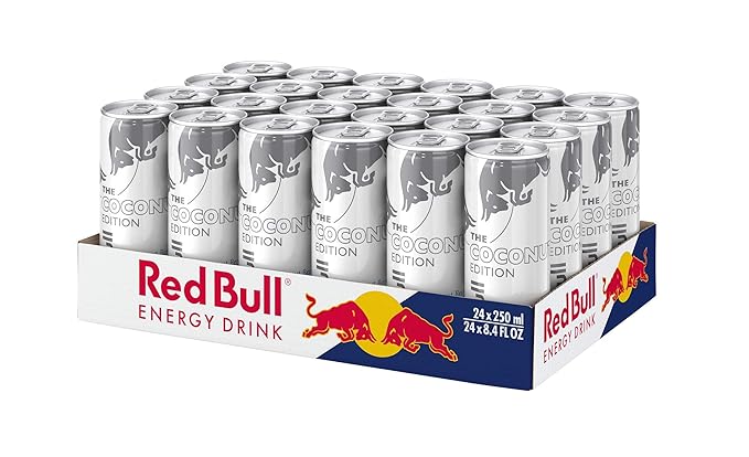 Red Bull Energy Drink Coconut Berry (24 Count) + Red Bull Energy Drink (24 Cans x 6 Packs)