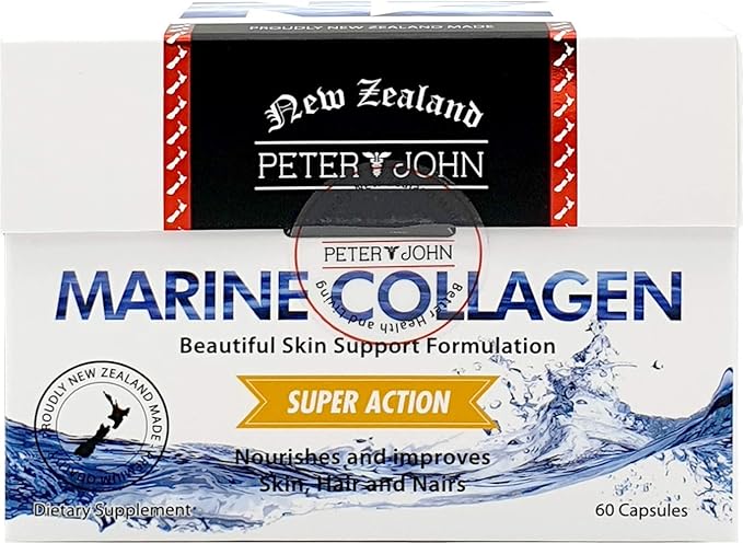 Marine Collagen 60Capsule Contains Royal Jelly/for Beartuiful Skin Hair and Nails Dietary Supplement (3 Pack)