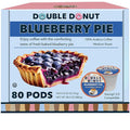 Double Donut Coffee Blueberry Coffee in Single Serve Pods Flavored Coffee For the Keurig K Cups Brewer 80 Cups