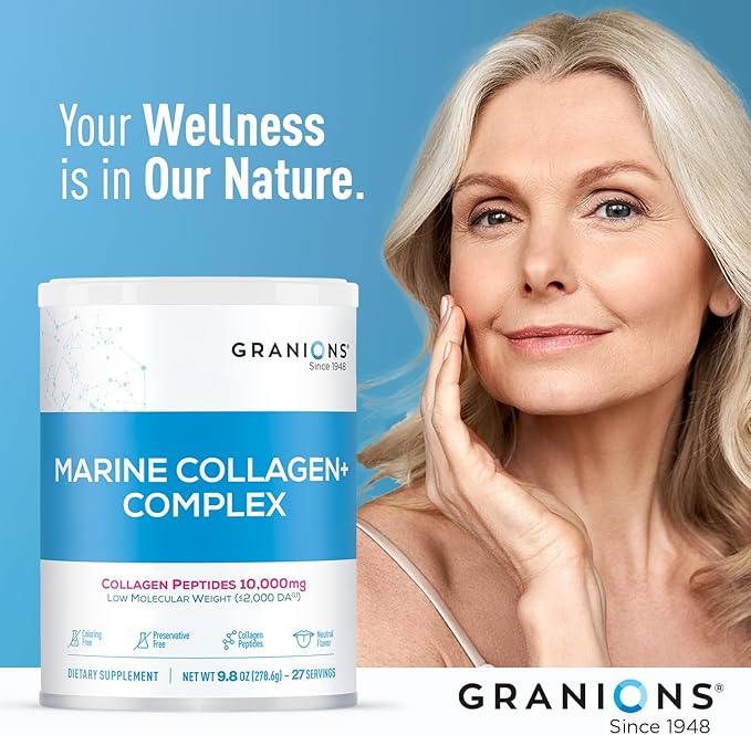 Marine Collagen Powder unflavored and Biotin Keratin Collagen Complex Enhanced Collagen Bundle