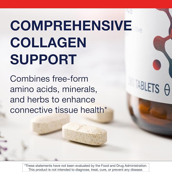 Metagenics Collagenics - Collagen‑Building Nutrients for Joint Skin &amp Connective Tissue Support* - with L‑Proline L‑Lysine Vitamin C Manganese &amp Zinc* - Non‑GMO Gluten‑Free