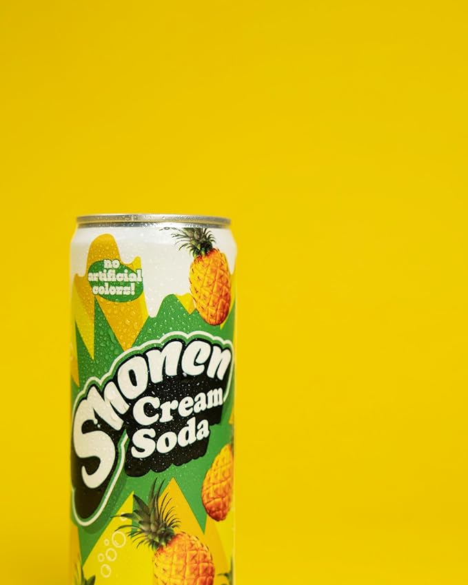 Shonen Soda - Pineapple Cream | 12 Fl Oz Can | 12-Pack