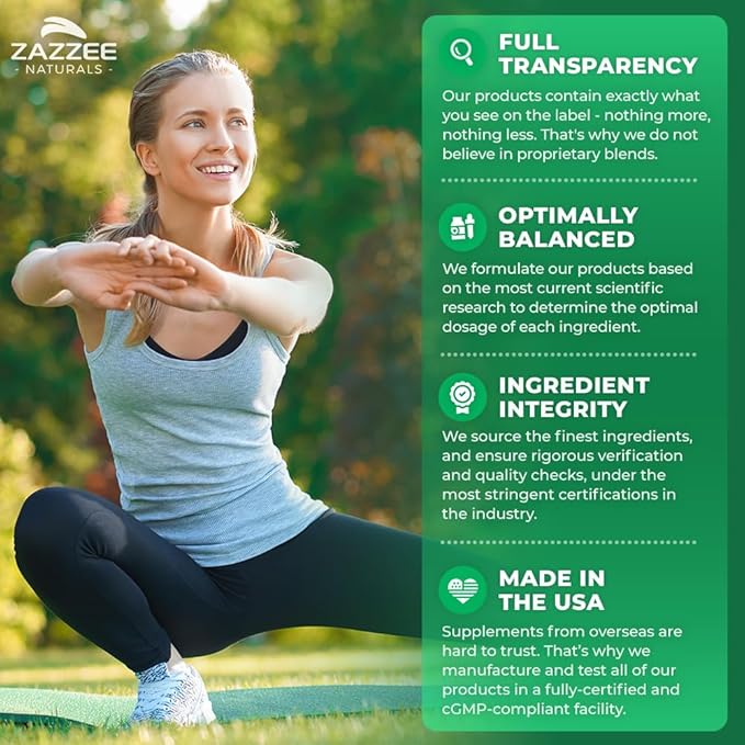 Zazzee USDA Organic Moringa Leaf 20:1 Extract 180 Vegan Capsules 3 Month Supply Certified Kosher Moringa Oleifera Antioxidant Immune &amp Cellular Support Superfood Supplement Made in the USA