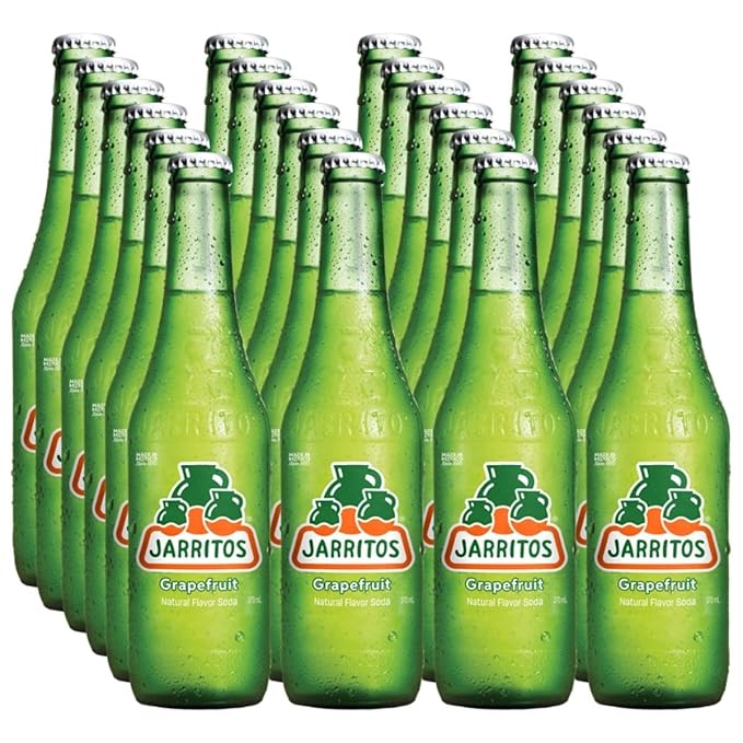 Jarritos Soda Grapefruit Bottle 12.5 Fl Oz (Pack of 24)