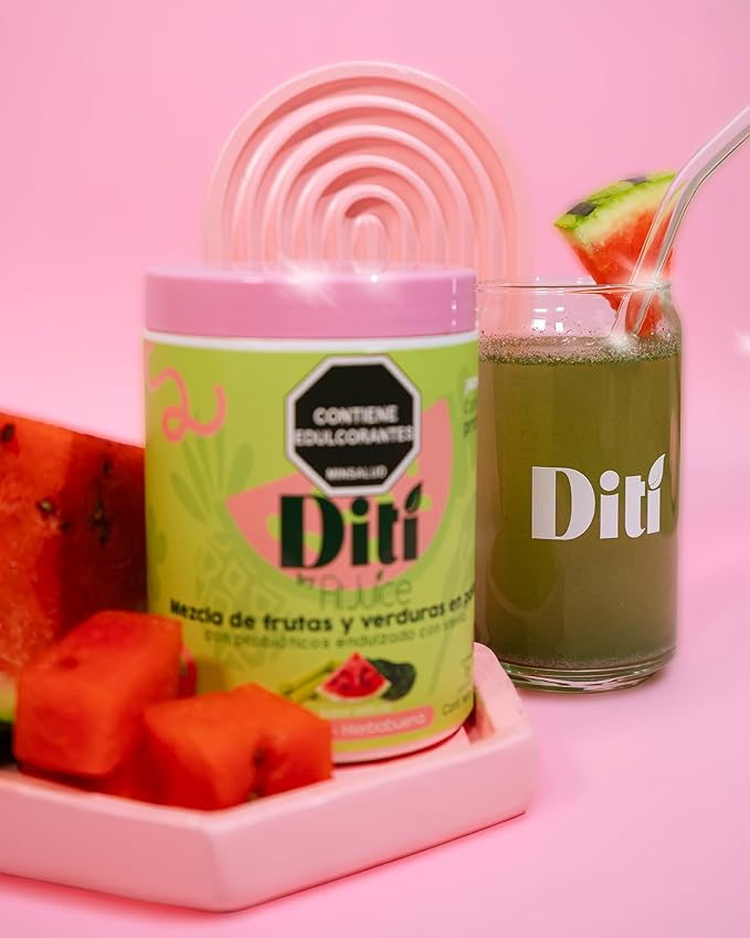 DITI Green Juice Powder Mix 16 Servings (Sandia)