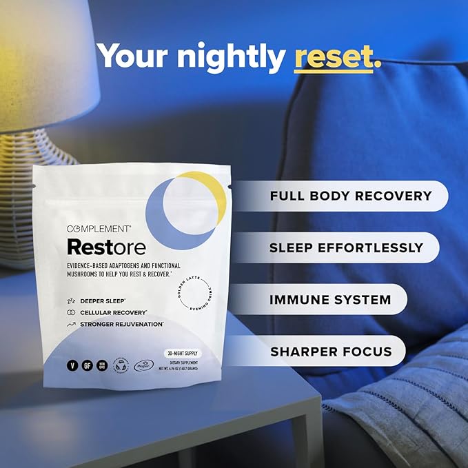 Complement Restore &amp Creatine Bundle | Relaxation Recovery &amp Energy Support