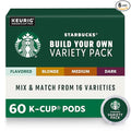 Starbucks K-Cup Coffee Pods Custom Build Your Own Variety Pack 60 Pods