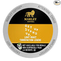 Marley CoffeeGet Up Stand Up Single Serve RealCup Organic Light Roast for Keurig K-Cup Brewers 96 Count