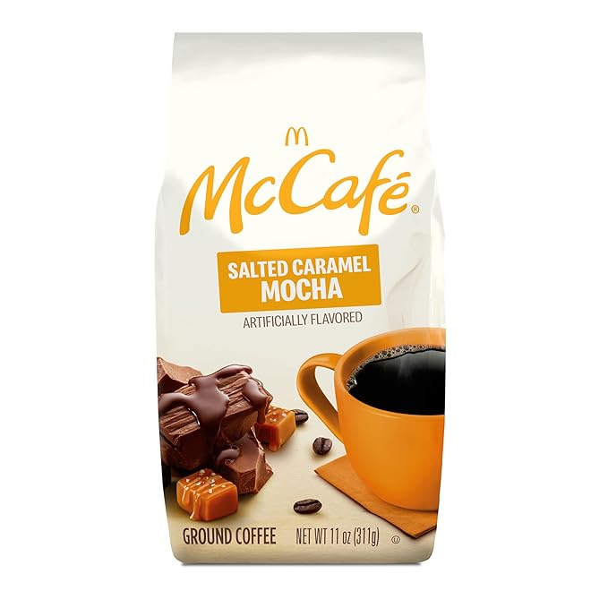McCafe Salted Caramel Mocha Ground Coffee Flavored 11oz. Bagged