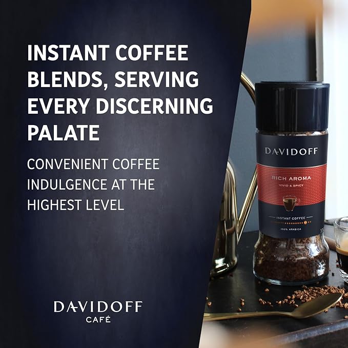 Davidoff Cafe Rich Aroma Instant Coffee 100 gram Jars (Pack of 2)