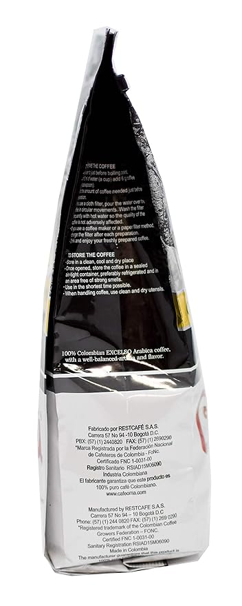 OMA Colombian Coffee Export Coffee Premium Roasted and Ground Coffee 12 ounces 340 grams