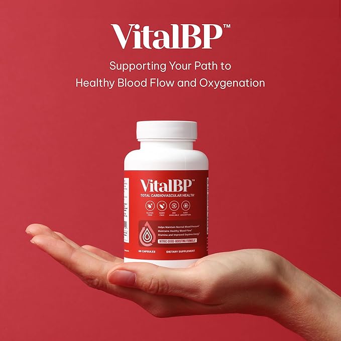 2 Pack - Support for Normal Blood Pressure - Supports Blood Flow &amp Arteries - with CoQ10 L-Citrulline and K2 &amp D3-60 Capsules