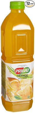 Prigat Orange Juice Drink 50.7-Ounce Plastic Bottles (Pack of 12)