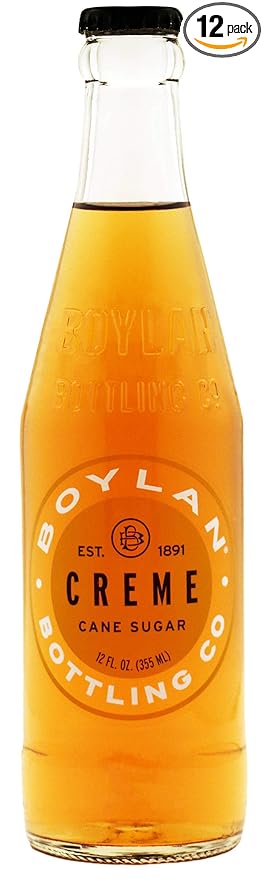 Boylan Bottling Co Creme Soda 12 Ounce -- 24 per case.