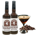 SPOOKY - Espresso Martini Gourmet Cocktail Mix - Real Sugar Natural Ingredients &amp Colors - Premium Gluten Free Cocktail Mixer - 32 Oz ( Pack of 2)
