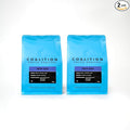 Coalition Coffee Roasters New Era Espresso Medium Roast Coffee - Premium Coffee Grounds - Fresh Roasted Finely Ground Espresso (Pack of 2 12 oz)
