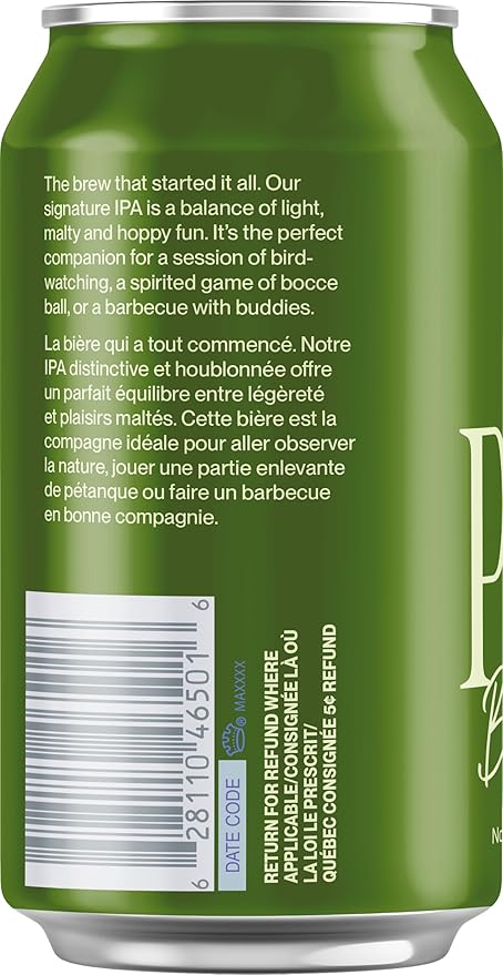 Partake Brewing Craft Non Alcoholic Beer IPA 24 Pack x 12 Fl Oz Cans - Low Calorie &amp Carb No Sugar All Natural Ingredients - Award-Winning Taste Non Alcoholic Beer Without the Empty Calories