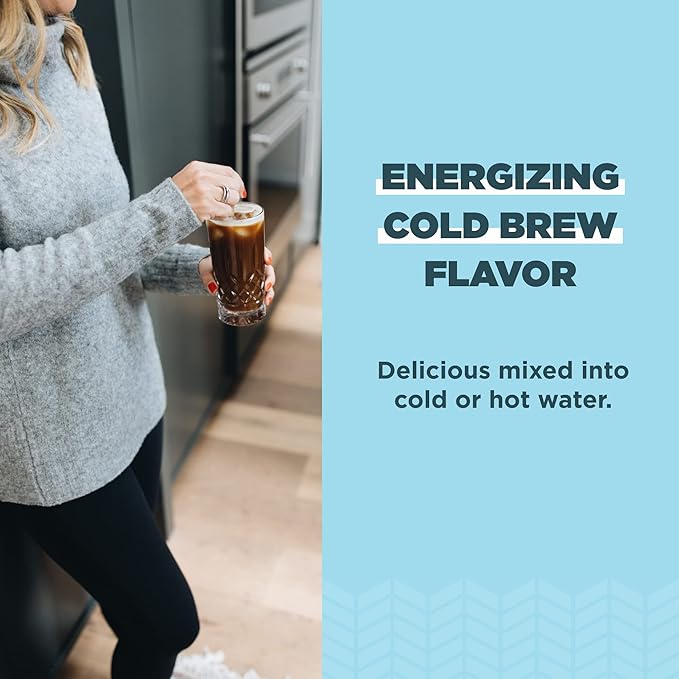 Ancient Nutrition Hydrolyzed Collagen Peptides Powder Cold Brew Multi Collagen Protein for Women and Men 40 Servings Supports Skin and Nails Gut Health 17.5 oz