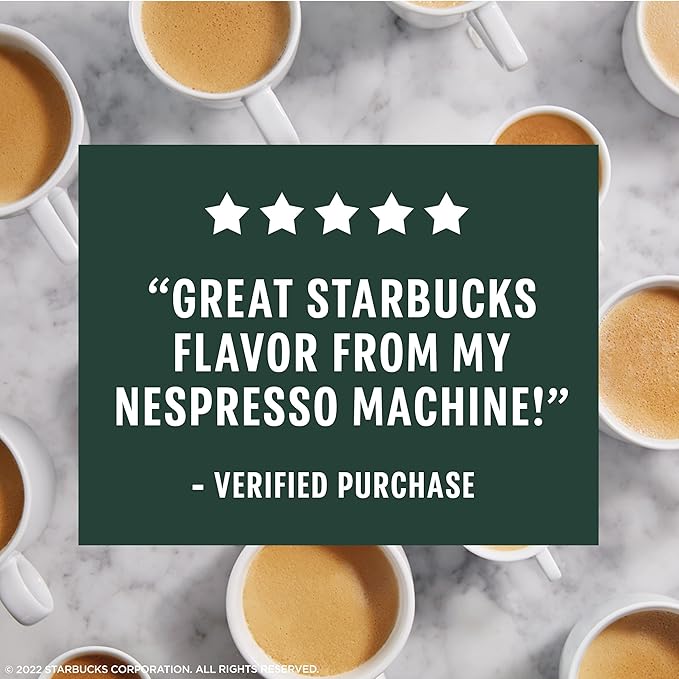 Starbucks by Nespresso Original Line Medium Roast Breakfast Blend Coffee 50-count Espresso Pods
