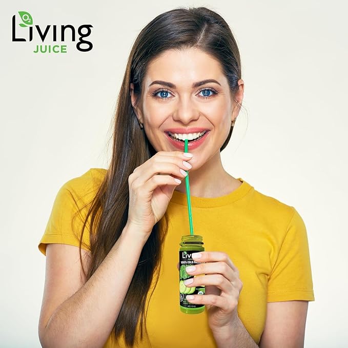 O2 Living Juice Cold Pressed Drink - Pineapple Punch Organic Juice Variety Pack - No Added Sugars or Water Naturally Sweetened from Fruits Rich in Nutrients &amp Vitamins - 12oz (6-Pack) + 4oz (5-P