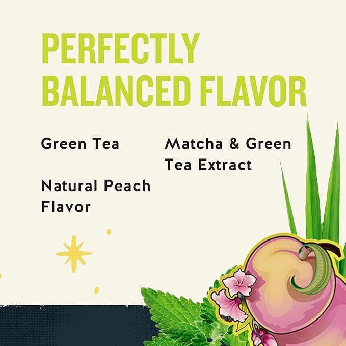 Celestial Seasonings Energy Green Tea Caffeinated 12 Tea Bags Box (Pack of 6)