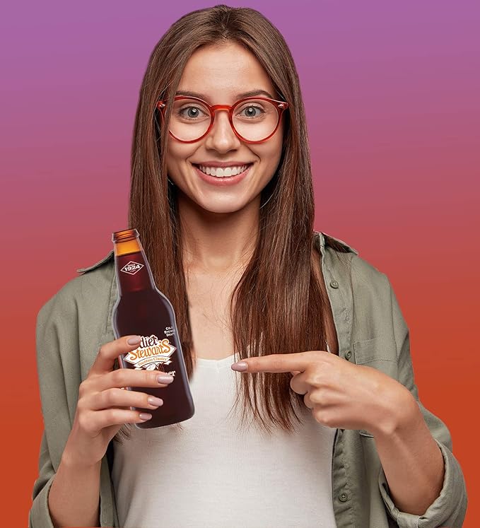 Diet Stewart's Root Beer 12 fl oz (24 Glass Bottles)