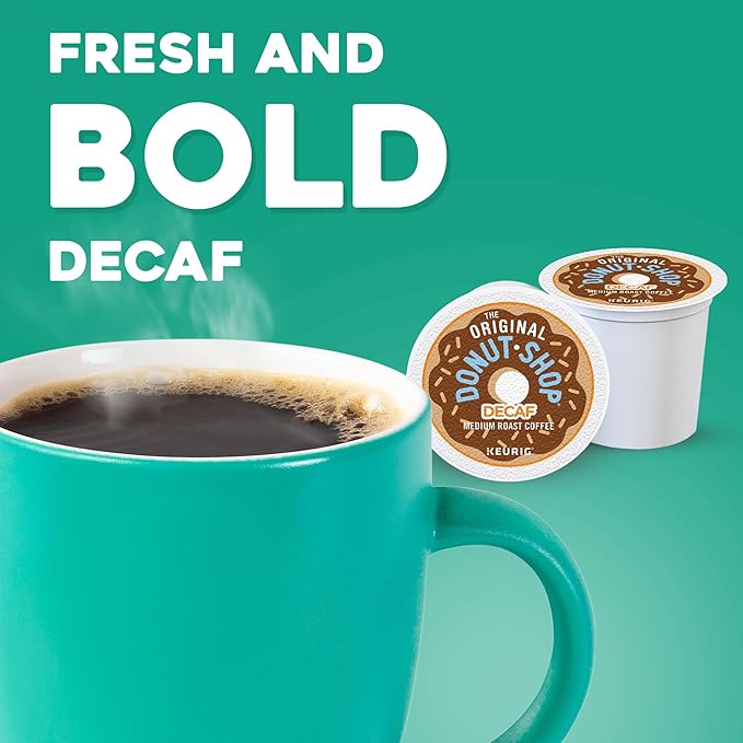 The Original Donut Shop Decaf Keurig Single-Serve K-Cup Pods Medium Roast Coffee 96 Count