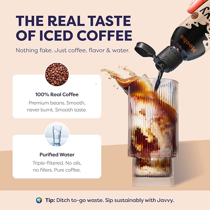 Coffee Concentrate - Cold Brew Coffee Perfect for Hot or Iced Instant Coffees Hot Drinks Cold Brew Concentrate 3 Pack - Mocha