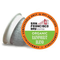 SF Bay Organic Rainforest Blend Coffee OneCup – 72 Count Compostable Coffee Pods – Medium Roast Arabica – Compatible with Most Keurig K-Cup Brewers