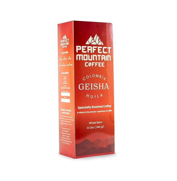 Geisha Coffee Beans Whole Bean Specialty Roasted Coffee Origin 100% Café de Colombia Fresh Roasted Excellent Quality