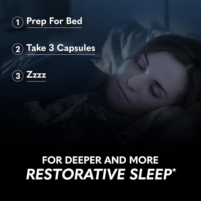 BODi Last Thing Complete Sleep Supplement with L-theanine Ashwagandha Magnesium Glycinate Melatonin - Calming Night Time Stress Defense for Deep Restorative Sleep - 30 Day Supply (90 Capsules)
