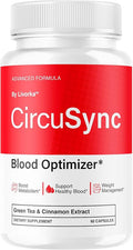 Circusync Capsules - Official Circu Sync Advanced Blood Health Support Supplement Pills - Maximum Strength Natural Vitamins Formula for Overall Health &amp Wellness 60 Capsules for 1 Month