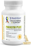Parasym Plus Vagus Nerve Support Patented Digestive Nutritional Supplements Energy Booster for Men and Women Memory Supplement for Brain Gentle Immune System Support 60 Capsules