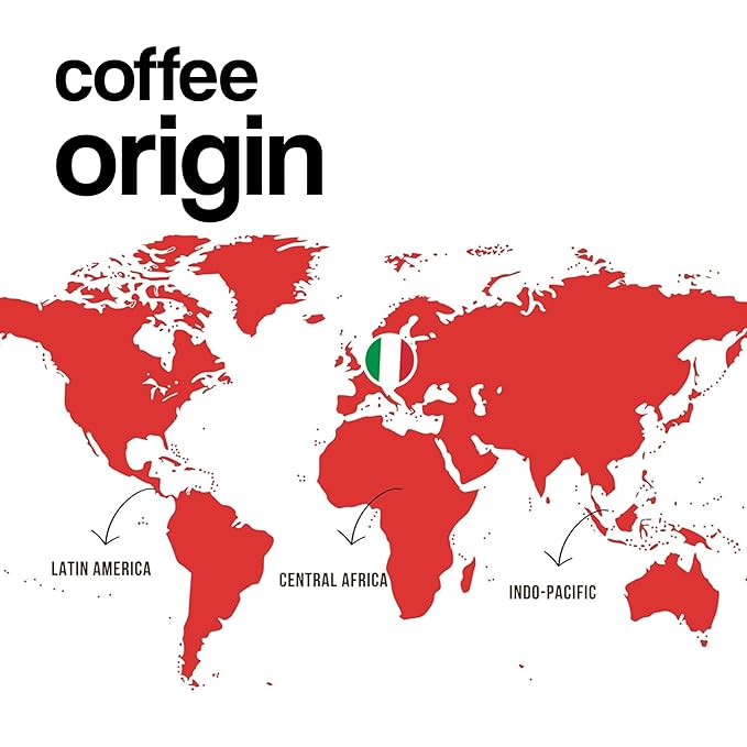 Dongiò Caffè Espresso Roma - 150 Easy Serving Espresso Pods (ESE 44mm) – Med-Dark Roast Coffee (Intensity 7/10) - Roasted and Blended in Italy