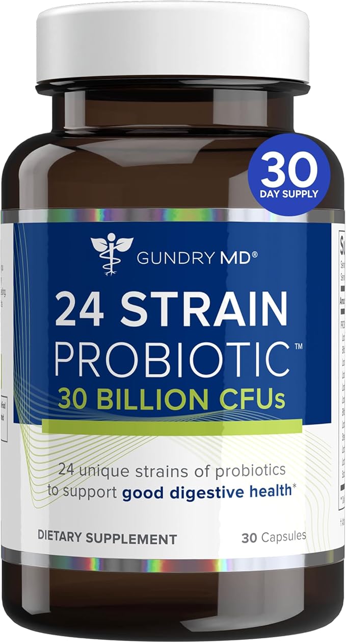 Gundry MD® 24 Strain Probiotic with 30 Billion CFUs 30 Count