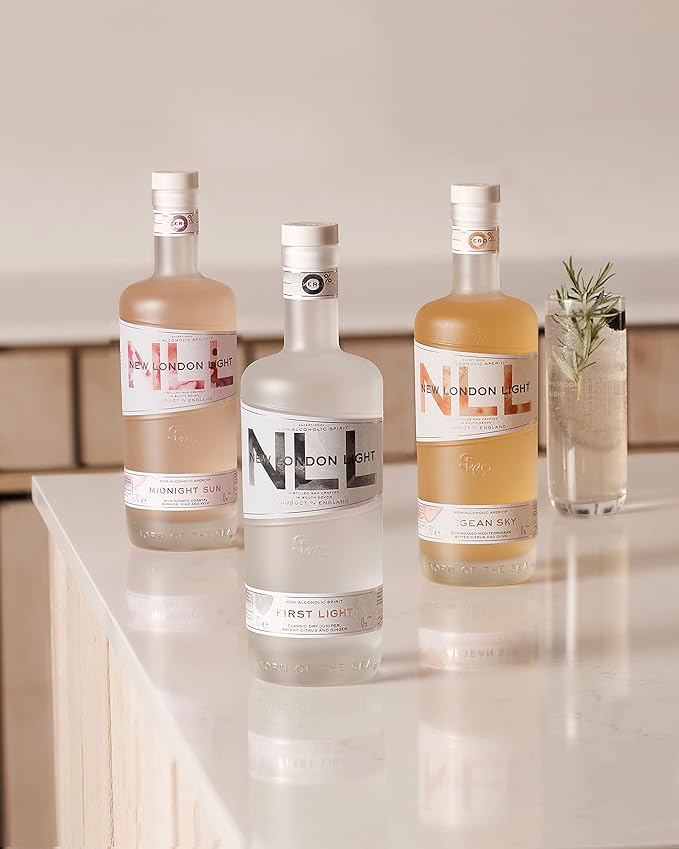 Non-alcoholic drinks bundle of New London Light 'First Light' and 'Midnight Sun'