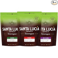 Santa Lucia Coffee - Specialty Nicaraguan Coffee Variety Pack - Light Medium &amp Dark Roast - Low Acid 91 Point SHG Small Batch Roasted 100% Single-Origin Ground Coffee 3 Bags (16oz Each)