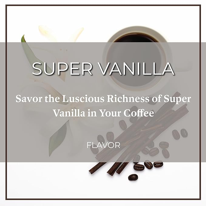 San Diego Coffee Super Vanilla Medium Roast Whole Bean Coffee 16-Ounce Bag Café en grano tostado