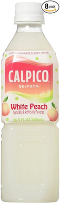 Calpico Soft Drink Peach 16.9-Ounce (Pack of 8)