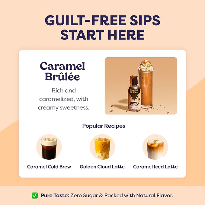 Coffee Concentrate - Limited Release Flavors - Cold Brew Coffee Perfect for Hot or Iced Instant Coffees Hot Drinks Cold Brew Concentrate 35 Servings - Caramel Brulee