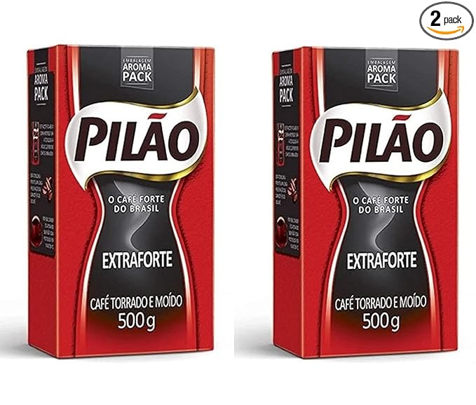 Cafe Pilao Extraforte 500gr 2 Pack Black