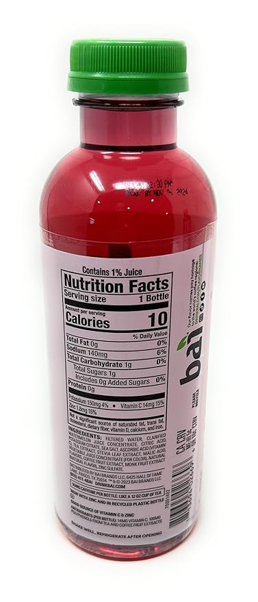 Bai Kula Watermelon 18 oz 6 Units
