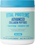 Vital Proteins® Advanced Collagen + Colostrum + Prebiotic Fiber 2.5g VERISOL® Collagen Peptides Supports Gut Immune Health** Hair Skin &amp Nail Support**