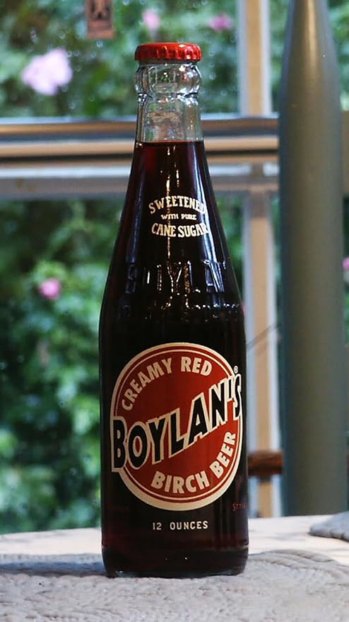 Boylan Soda Creamy Red Birch Beer 12 Fl Oz (12 Glass Bottles)