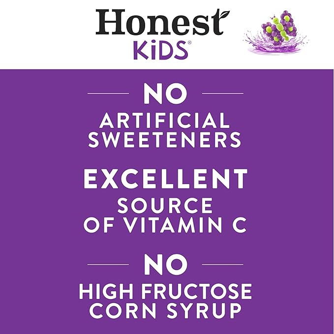Honest Kids Goodness Grapeness Cartons 6 fl oz 8 Pack 5 Sets