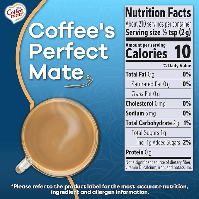 Coffee-mate French Vanilla Powdered Coffee Creamer 15-Ounce Packages (Pack of 6)